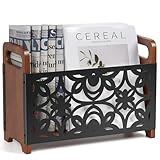 porte journaux cuir ikea 【Fabriqué à la main à partir de matériaux de haute qualité】: cette étagère à magazines est fabriquée en bois massif et en métal, très stable et facile à nettoyer. Il ne se casse pas et ne se déforme pas facilement, présente une haute résistance à la rouille, une stabilité et une longue durée de vie