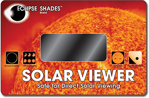 Rainbow Symphony #14 Welder's Glass Solar Eclipse and Sun Viewer-Pleasing Green Image of The Sun - Made in USA