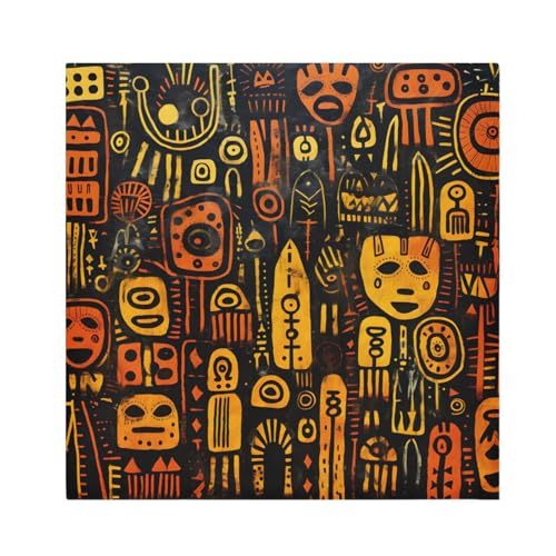 Servilletas de Tela Multicolor Set x6 20 x 20 pulgadas miniatura 1