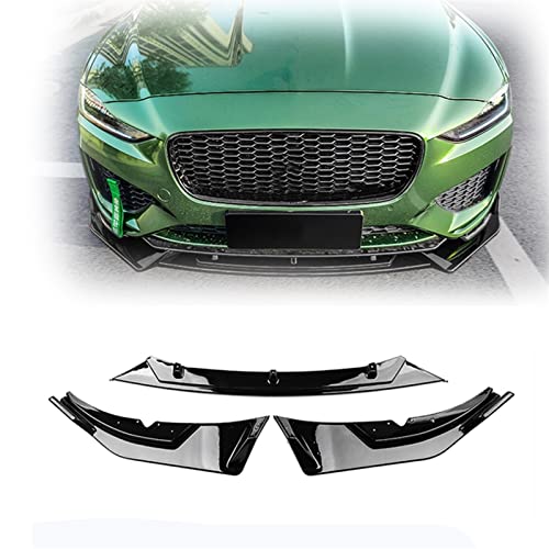 Spoiler brillant à lèvres noir voiture Jaguar XE R 2020 séparateur basse