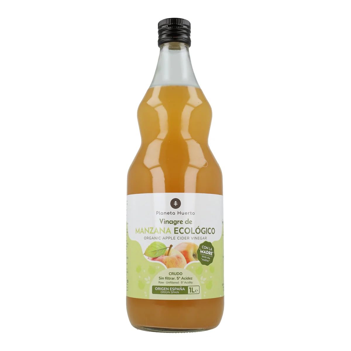 Vinagre de manzana ECO crudo sin filtrar con la madre 1L