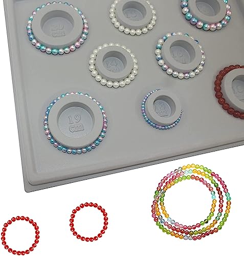 Qingsi 2 Pcs Bead Design Board Bracelet Design Board Flocked Bead Board Necklace Beading Jewelry Organizer Tray Diy Jewelry Making Tray #TOP4