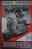 lambretta ld 125 occasion  SCOOTER LAMBRETTA 125 CMC Manuel D\'entretien, Demontage - Entretien - Description - Reglage - Depannage