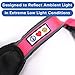 Pawtitas Reflective Dog Harness Padded Dog Harness Provides Comfort Control for a Walk or Running Great Pet Accessories Dog Vest XXS Extra Extra Small Pink Dog Harness