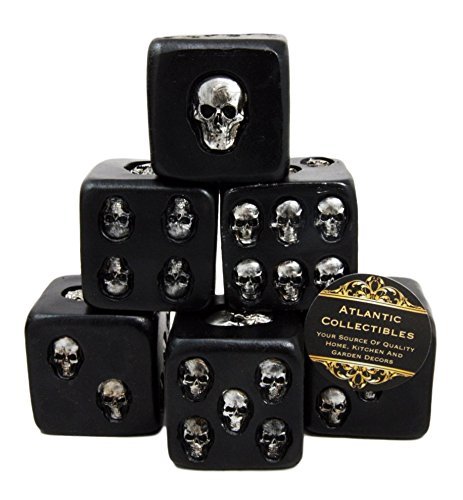 Dés de collection tête de mort pour sublimer votre décoration gothique