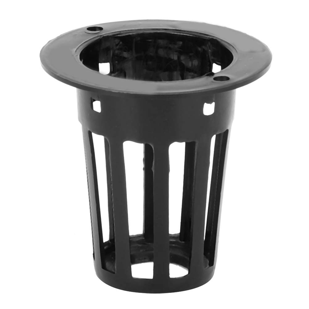 100Pz Vasi per Idroponica,Cestino per piante idroponiche, Net Pot idroponica, Serra Hydroponics Pot,Garden Grow Pianta Vegetale Seed Germinate Nursery Pots(Nero)