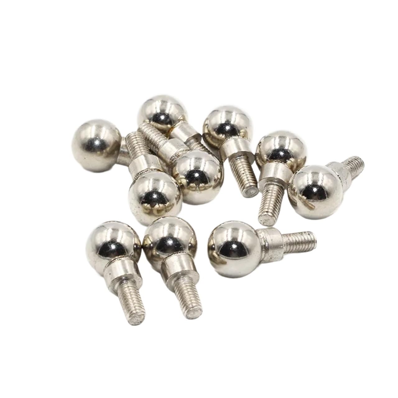 Pièces d'imprimante 3D, 4 pièces, Joint magnétique 800, vis à bille sphérique, filetage M4/M5 en acier inoxydable(12mm-M4)