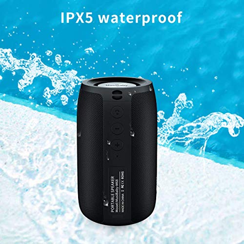 Musibady M68 Bluetooth Speaker,Musibaby 12W Portable Speaker,Ipx5 Waterproof,24H Playtime,Wireless Outdoor Speakers Bluetooth Wireless,Dual Pairing,Loud Booming Bass thumb #5