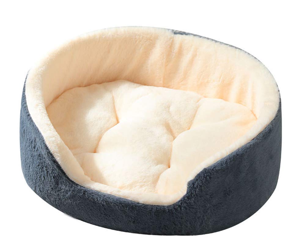 SOAI Detachable Washable Dog Bed, Double-sided Use Pet Pad, Anti-slip Abrasion-resistant Kennel, Warm Cosy Puppy Nest Cushion, Thick Durable Doghouse