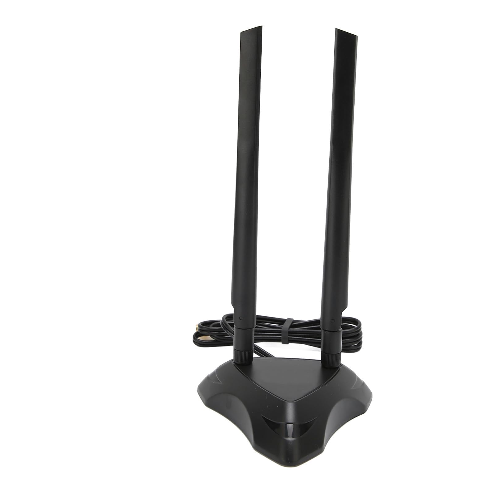 Karta WiFi 6E AX210 PCIE WiFi 5.2, Trójzakresowa Bezprzewodowa Karta PCIE 6G 5400 Mb/s z Anteną o Wysokim Zysku 6dBi, Podstawą Magnetyczną, Radiatorem do Gier, Urządzeniami