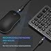 Wireless Keyboard and Mouse - Rechargeable Quiet Keyboard Mouse Set with Built-in Lithium Battery Low Profile Metal Keyboard with Numeric Keypad for Windows Devices - Black & Grey
