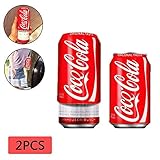 Diseño único: Tapa de lata de cerveza roja, perfecta para cubrir latas comunes, ocultar sus latas de cerveza y espías. Nadie lo sabrá a menos que les digas.
