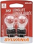 SYLVANIA 3157 Long Life Miniature Bulb, (Contains 2 Bulbs)