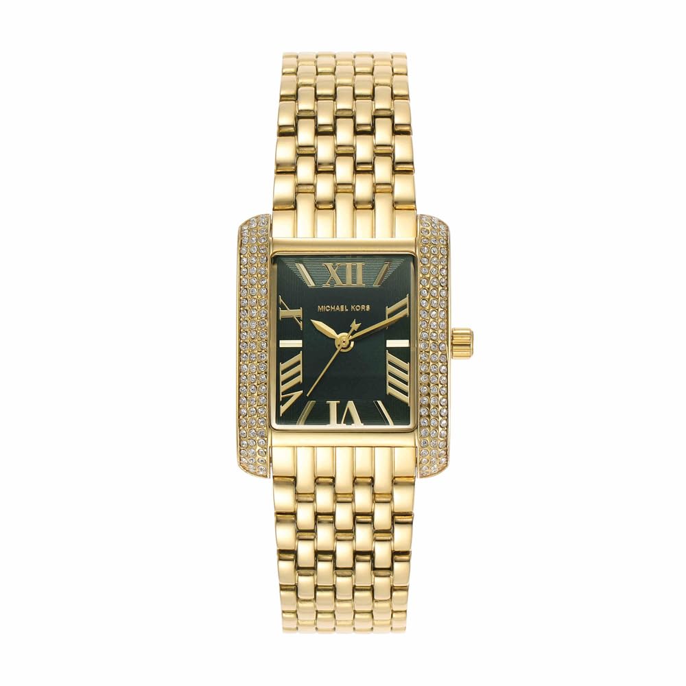 Michael Kors Reloj Emery para Mujer, 33mm Movimiento de Cuarzo a Tres Agujas con Correa de Acero Inoxidable o Piel