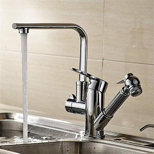 Mélangeur eau froide pour évier de cuisine avec tête pulvérisation multifonction