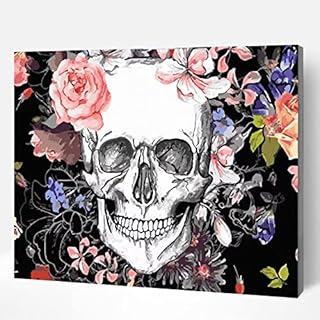 Grebesty Paint by Numbers for Adults Kids, Acrylic Oil Painting Paint by Number Halloween Decorations Witchcraft Queen 40X50cm Frameless