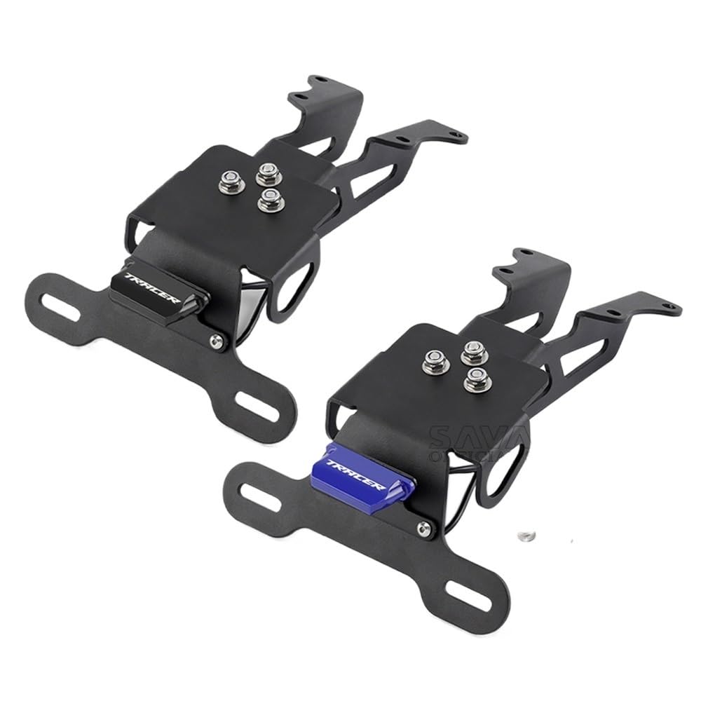 Kennzeichenhalter Motorrad Kennzeichenhalter, passend for Yamaha MT09 Tracer FJ-09 Tracer 900/9/GT 9GT 2015–2023, Motorrad-Tail Tidy Fender Eliminator Motorrad Kennzeichenhalter(Noir)