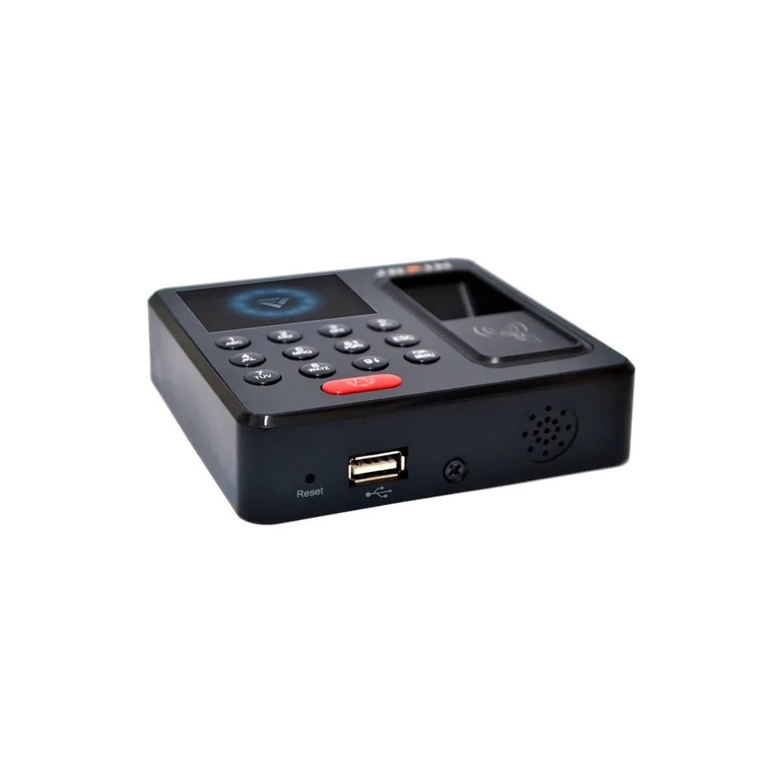 Marcar en la máquina, Reloj de control asistencia, máquina, empleados, acceso biométrico con huella dactilar, lector RFID digital, sensor contraseña