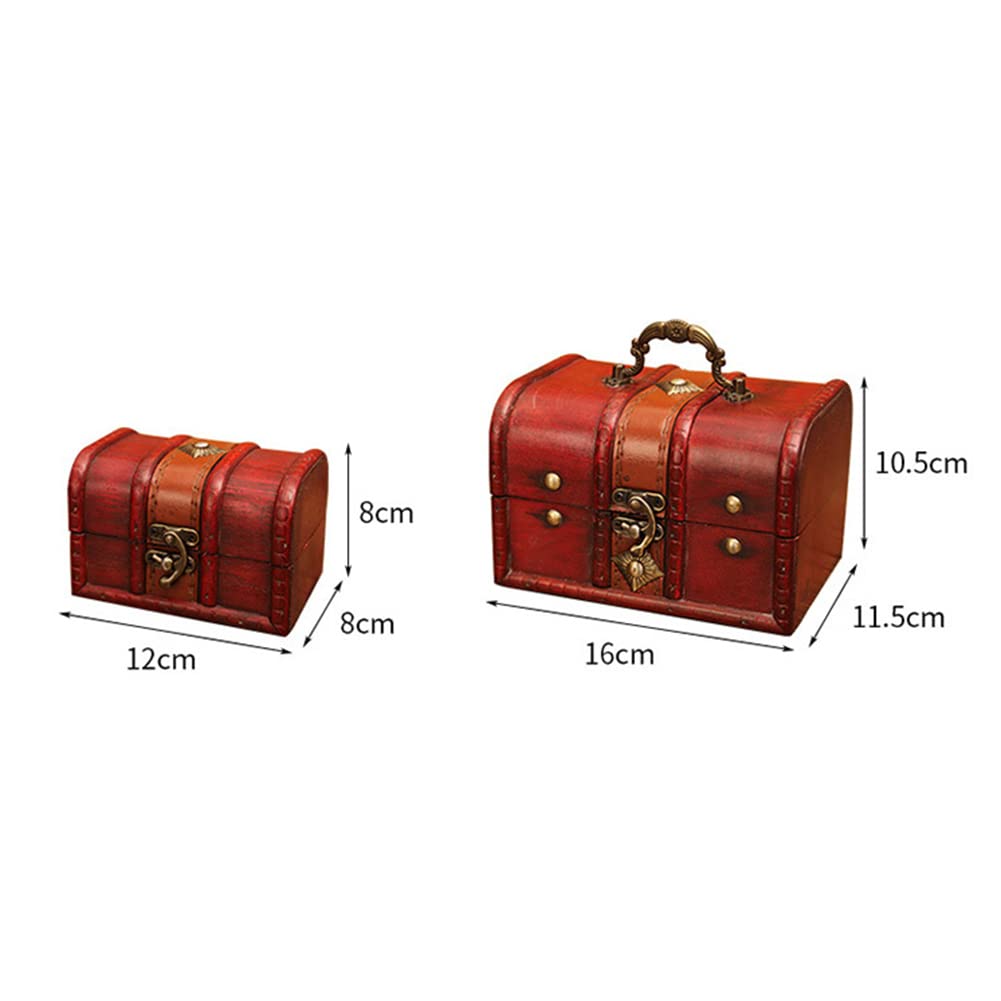 Amazon.com: 2pcs Antique Vintage Wooden Box Stamp Flower Small 