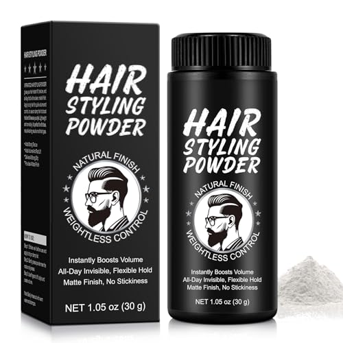 Hair Styling Powder,texture volumizzante per uomini e donne, stile naturale senza finitura - tenuta forte per 24 ore su tutti i tipi di capelli
