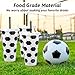 JOUTYFOR 12 Pcs Plastic Soccer Cups Reusable Tumbler with Lid and Straw Sports Gifts for Coach Fan Men Women Soccer Party Favors Sports Themed Party Decoration (24 oz)