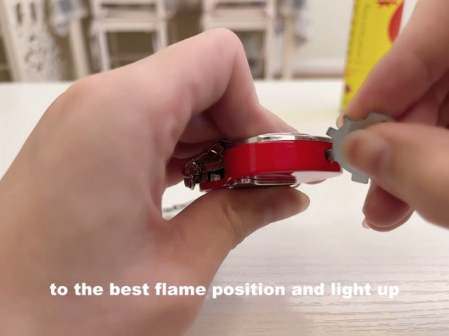 Encendedores de llama de soplete rojo y negro, pack de 2 miniatura 5