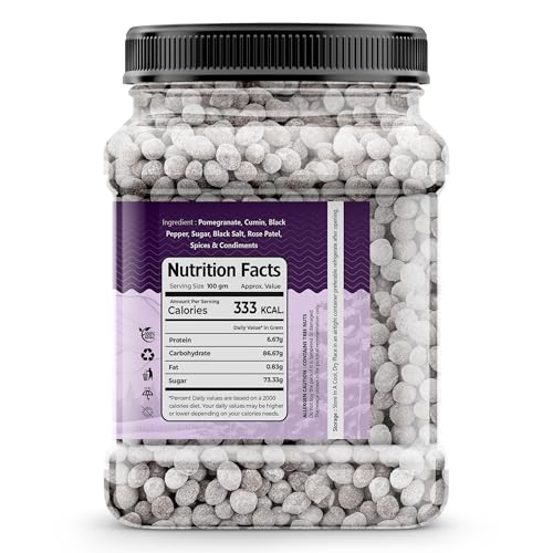 Image of Earthy Eats Anardana Goli 1000 G| Sweet and Tangy Digestive Treat | Authentic Indian Mouth Freshener | Made with Pomegranate Seeds and Spices l For Kids and Adults