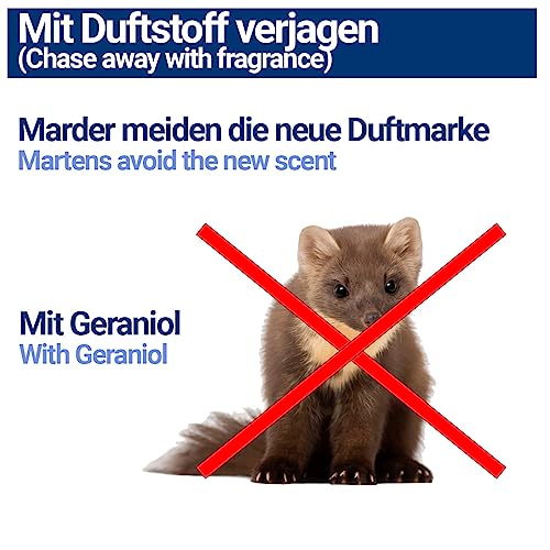 BMUT 500ml Marderspray für Auto, Dachboden & Garage, Sofort & Langfristig, Marderschreck & Marderabwehr