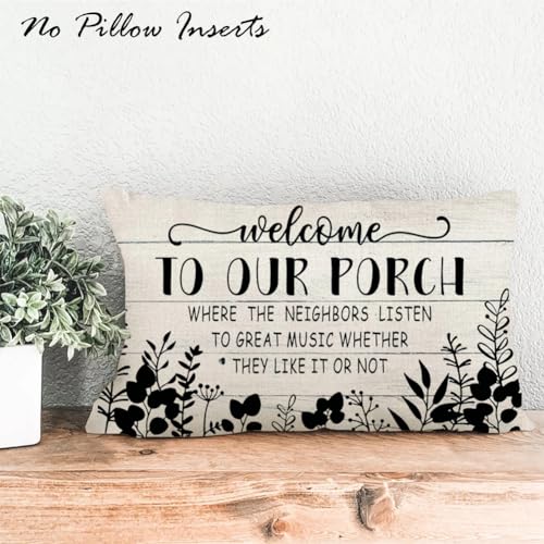 Jojogogo JG-THEPORCHBETTER1220-2P Porch Outdoor Lumbar Pillow Covers 12X20 Waterproof Set Of 2 thumb #4