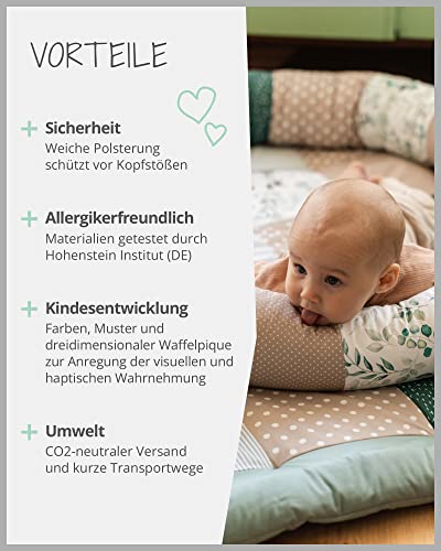 Bettschlange Ullenboom Baby Kuschelschlange 200×13 cm Sandblume