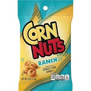 CORN NUTS Ranch Crunchy Corn Kernels Snack, 4 Ounce (Pack of 12)