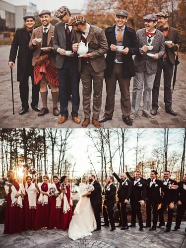 Retro Mens Suit Blazer Tweed Herringbone Suit Jackets Slim Fit Sport Coats Prom Business Casual Tux Wedding Blazers4