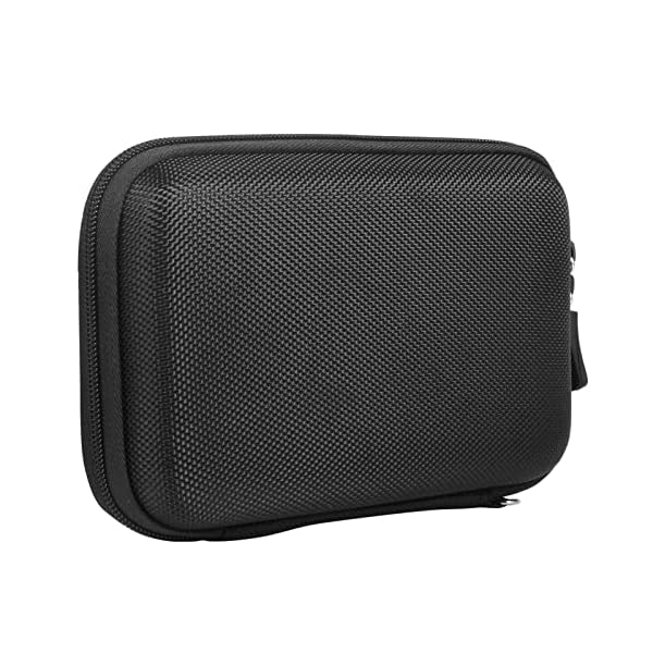Nylon Hard Shell James Diabetes Compact Case for Glucose Meter Test Strips Lancing Device. (Black)
