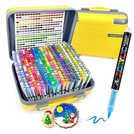 Guangna 360 Acrylic Paint Markers Set