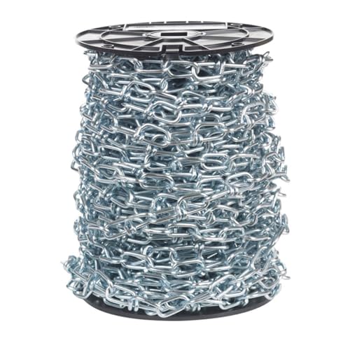 No.4-0 Double Loop Carbon Steel Chain - 0.15 in. Dia. x 100 ft.