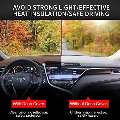 image for HanLanKa Dashboard Cover Dash Mat Compatible with 2007-2014 Chevy Chev