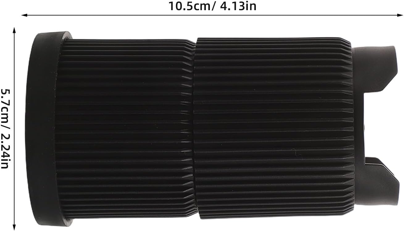 4pcs Round Furniture Riser: Black Heavy Duty Bed Riser - Round Elevation Pad - Shock Absorbing Leg Pads for Bed Frames Desk Legs Coffee Table Elevation