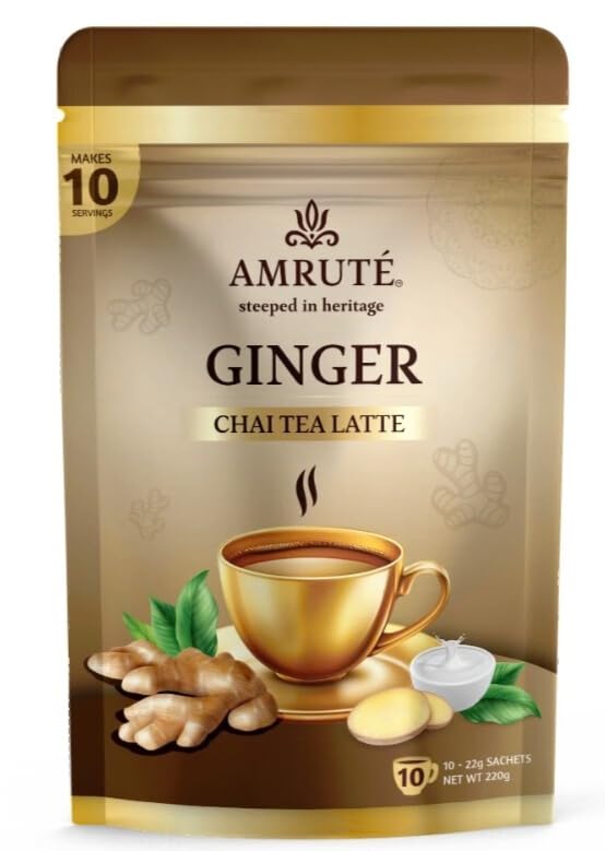 Té Chai Latte Ginger 10 sobres individuales miniatura 1