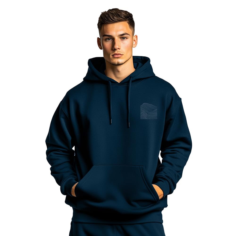 nobero Men Oversized Hoodies Graphic Printed Cotton Fleece Long Sleeve Hooded Sweatshirts for Men-picture-19