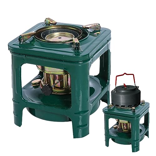Estufa de queroseno para cocinar,Estufa de queroseno práctica para exteriores de 8 mechas | Estufa de campamento, estufa de queroseno portátil para mochileros, caminatas y cocina al aire libre Firulab