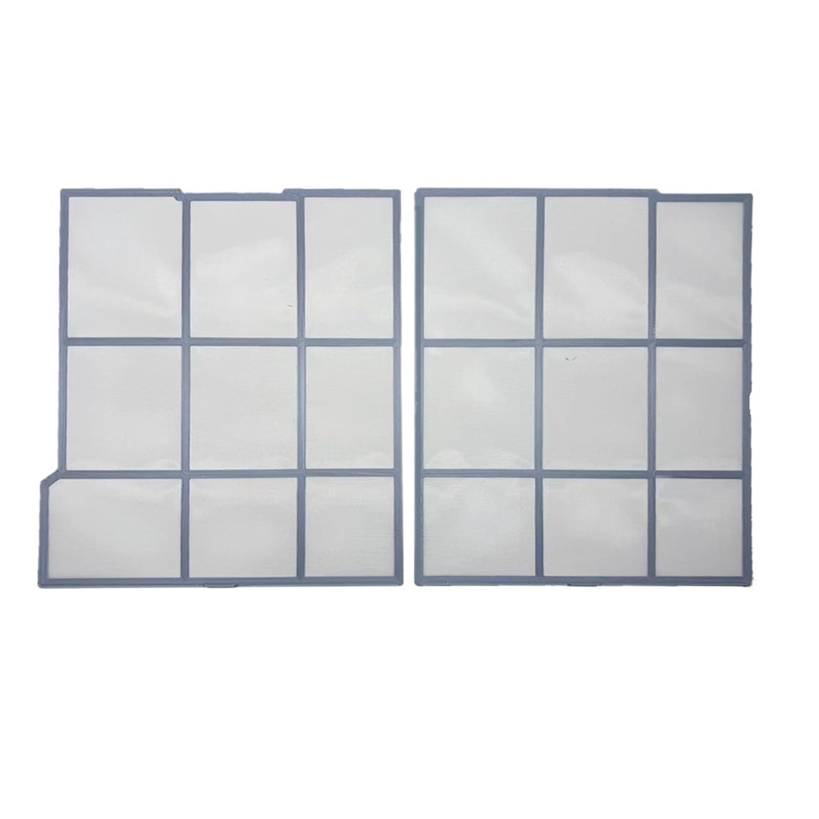Compatibile Con Hitachi, 2 Pezzi/set Filtro Condizionatore D'aria Personalizzato Dimensioni Schermo Antipolvere For Aria Condizionata: SINISTRA 30X31,5 Cm + DESTRA 28,5X31,5 Cm