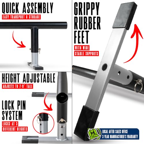 Madd Gear Rail Extension Kit for Flat Bar Skate Rail – Heavy Duty Durable Round Skateboard Pro Scooter or Inline Skate - Adjustable Height