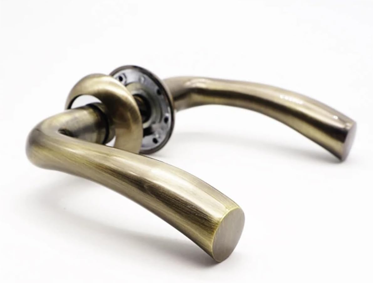 Hardware Door Lock Set Modern Interiror Bedroom Bathroom Double Wood Lever Dummy Handle Knob Gate for Handle