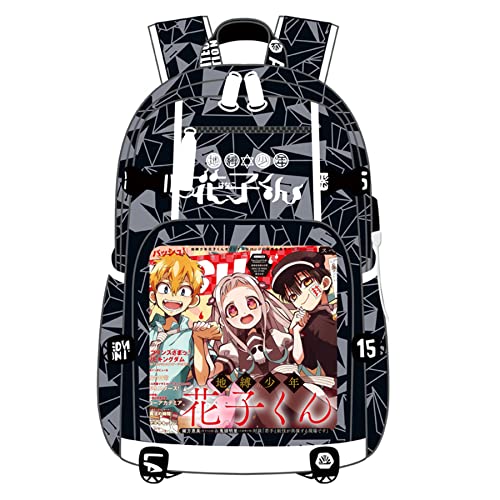 ISaikoy Anime Toilet Bound Hanako kun Backpack Satchel Bookbag Daypack School Bag Laptop Shoulder Bag Style20