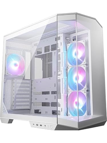 MSI MAG PANO 100R PZ ホワイト - プレミアムミッドタワーゲーミングPCケース - 強化ガラス製サイドパネル - ARGB 120mmファン - 最大360mmのラジエーターまでの液体冷却サポート - ホワイトカラーケース MSI MAG PANO 100R PZ ホワイト - プレミアムミッドタワーゲーミングPCケース - 強化ガラス製サイドパネル - ARGB 120mmファン - 最大360mmのラジエーターまでの液体冷却サポート - ホワイトカラーケース