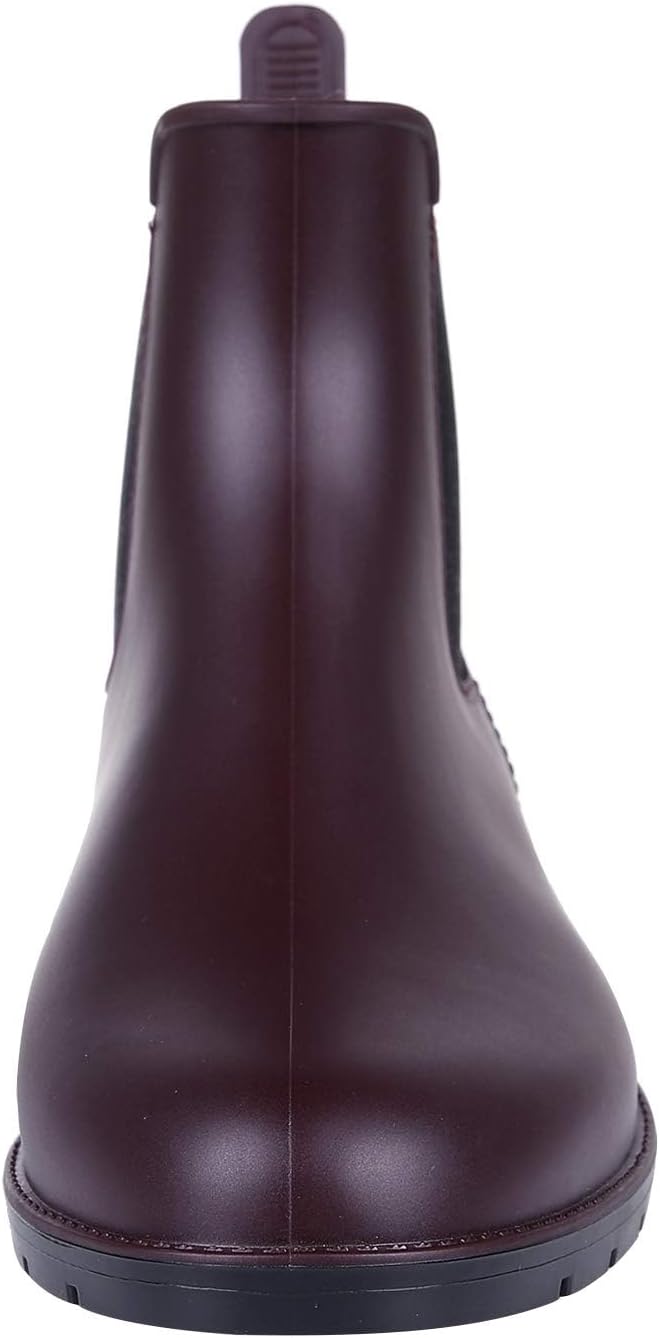 Asgard Women's Short Rain Boots Waterproof Ankle Chelsea Booties