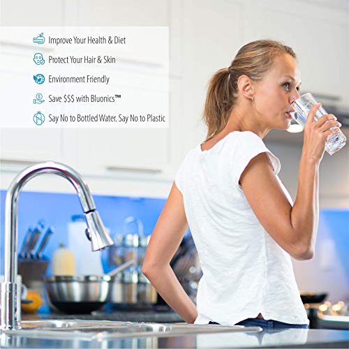 55W UV Ultraviolet Light Plus Sediment and Carbon Well Water Filter Purifier System for Rust, Iron, Sand, Dirt, Sediment Bad Taste/Odor.12 GPM UV Sterilizer and 2 Heavy Duty Housings Size 4.5"x10" - Thumbnail 4
