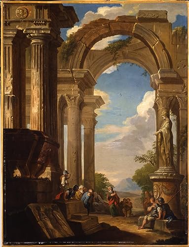 Image sur Toile Capricci de Ruines Romaines Peinture Nordique Paolo Pannini