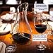 MamaHome | Premium Wine Decanter | 100% Lead-Free Hand Blown Crystal Glass | 1.3Liter | Red Wine Carafe | Clear | Wine Gift | Bonus Cleaning brush