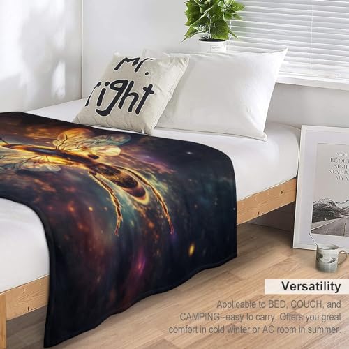 Couverture polaire abeille en flanelle de lit douce et premium